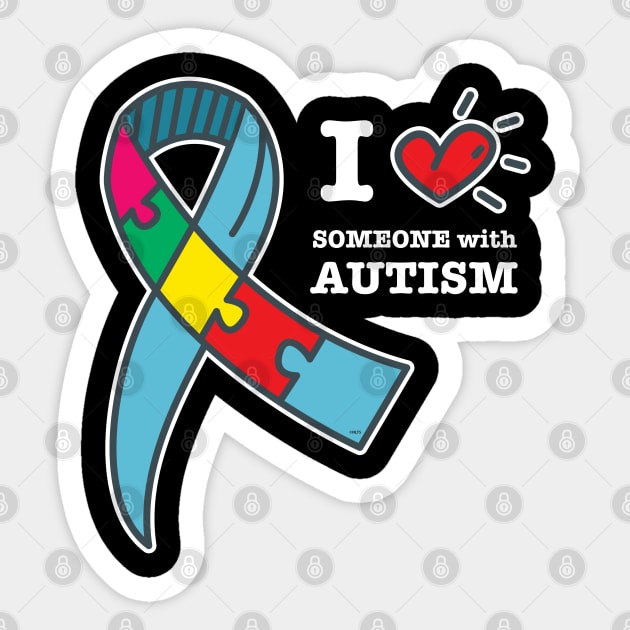Autism Awareness Design Gift for Autistic Kids Awareness product Sticker by creative
